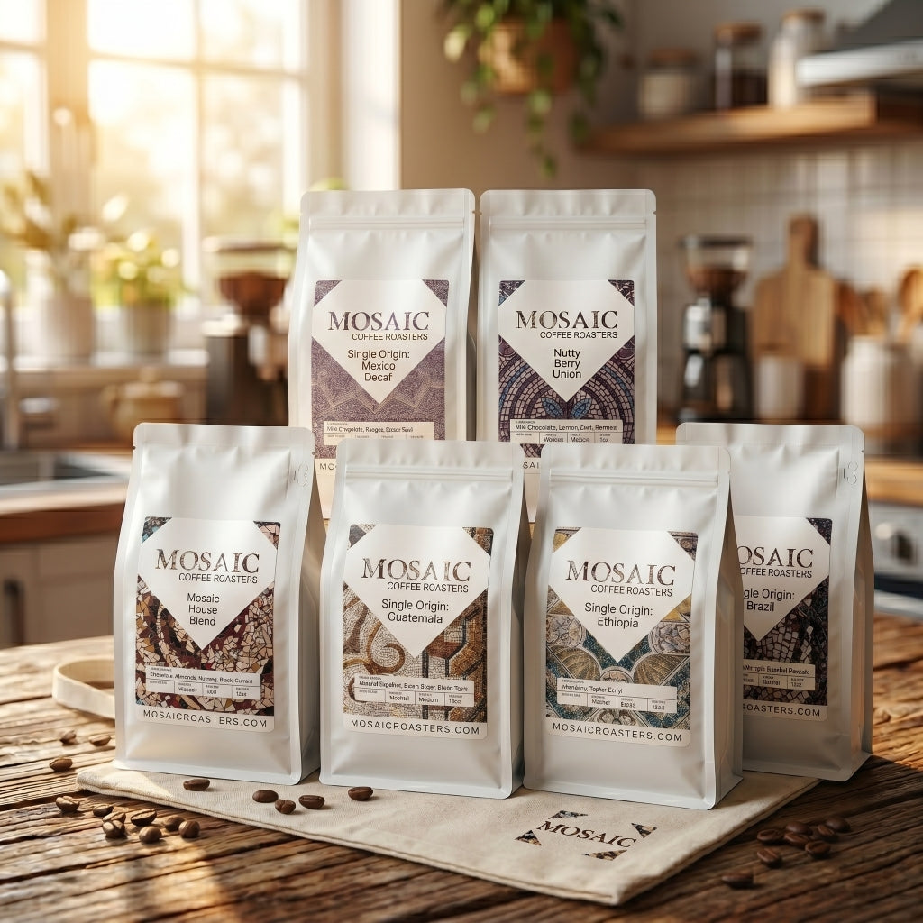 Mosaic Coffee Roasters six-bag coffee lineup bundle