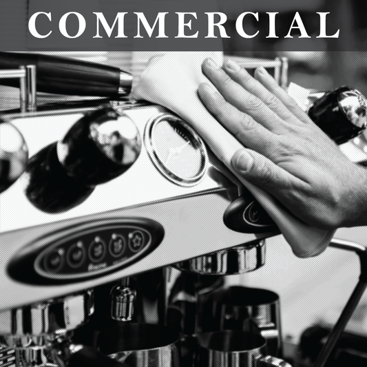 COMMERCIAL ESPRESSO MACHINE & GRINDER | DESCALING & CLEANING + ADJUSTMENT